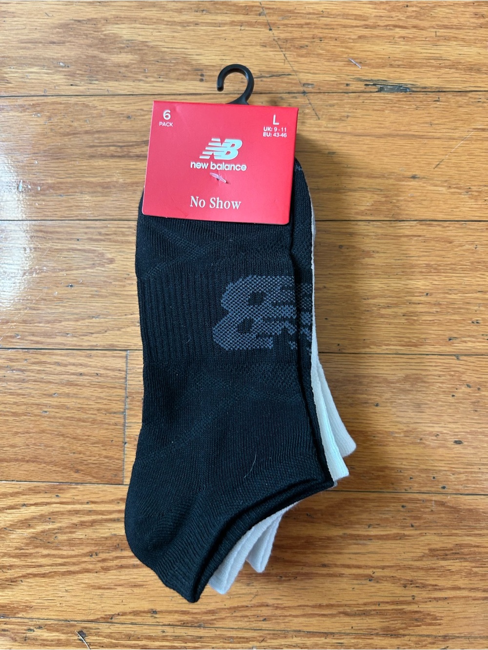 New Balance Men’s No-Show Sock 6-Pack size L